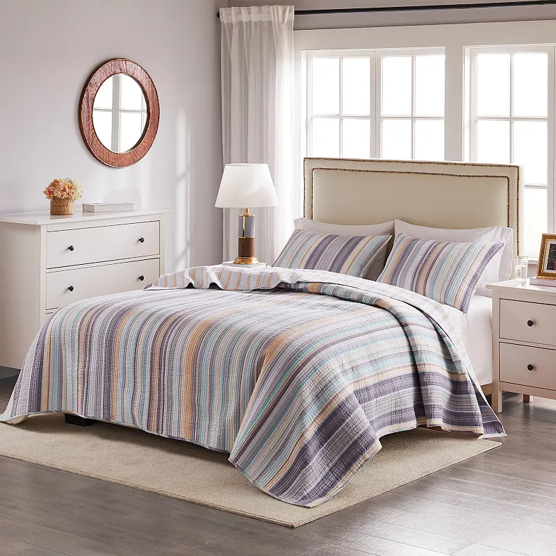 Greenland Home Fashions Durango Sky Quilt Set with Shams