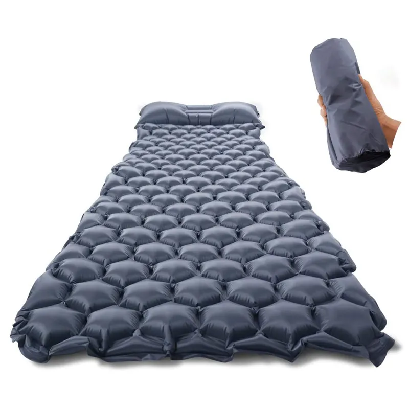 Inventory built in pump TPU Lightweight Camping equipment Air Mattress Sleeping Pad