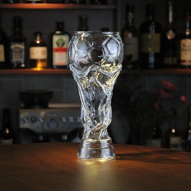 Beer Mug World Cup Borosilicate Glass Football Mug Hercules Beer Mug Bar Ktv Dark Beer Mug