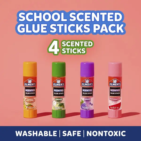 Elmer's 4-Pack Scented Glue Stick