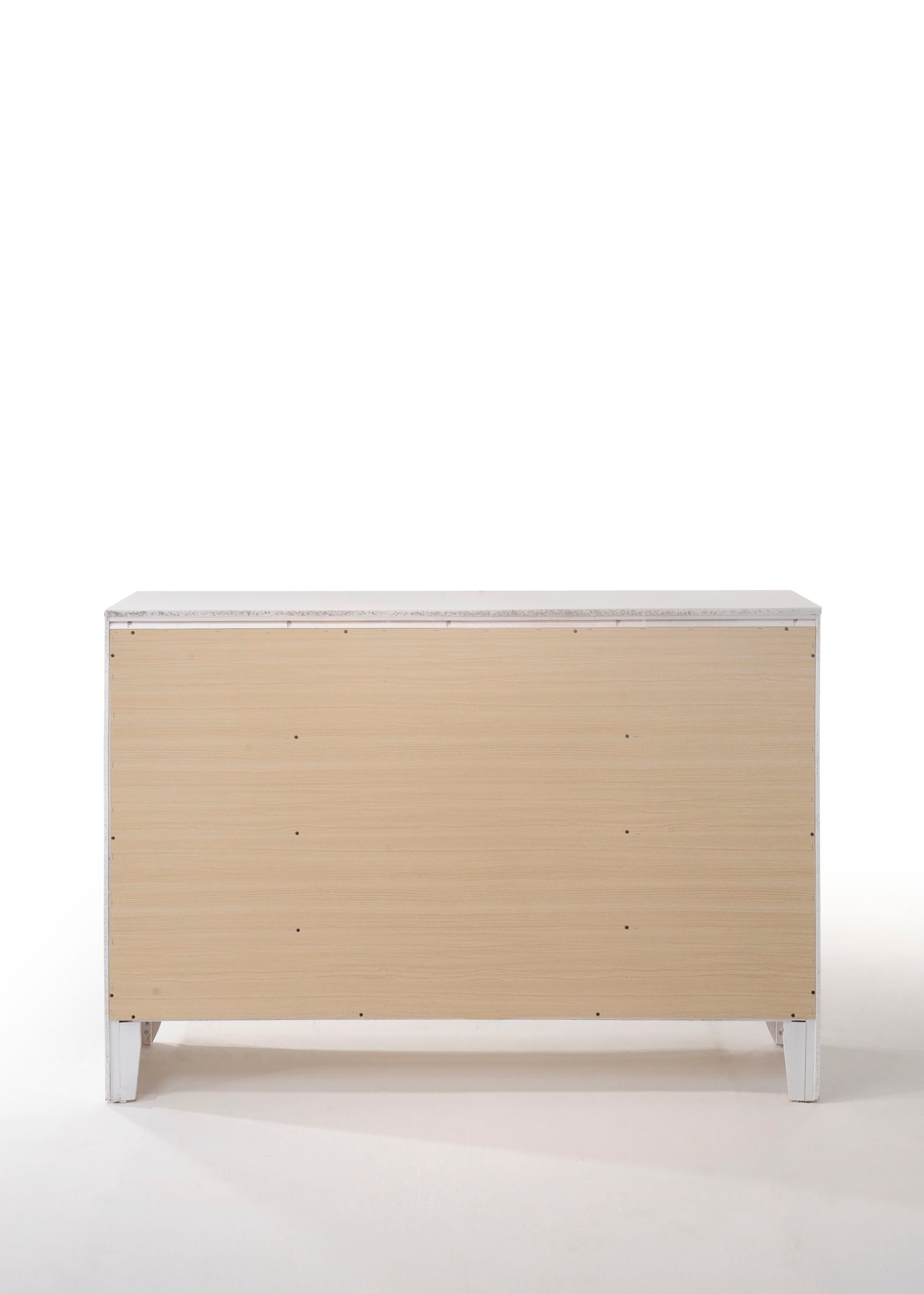 Acme Furniture Ireland White Dresser with Eight Drawers