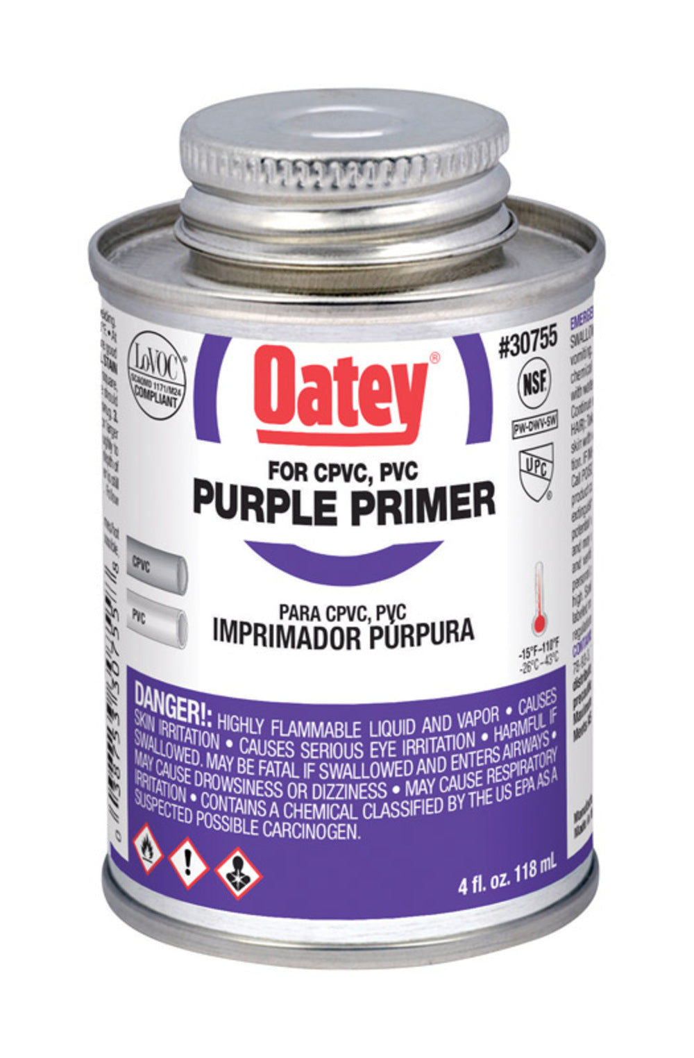 PRIMER PVC PURPLE 4OZ