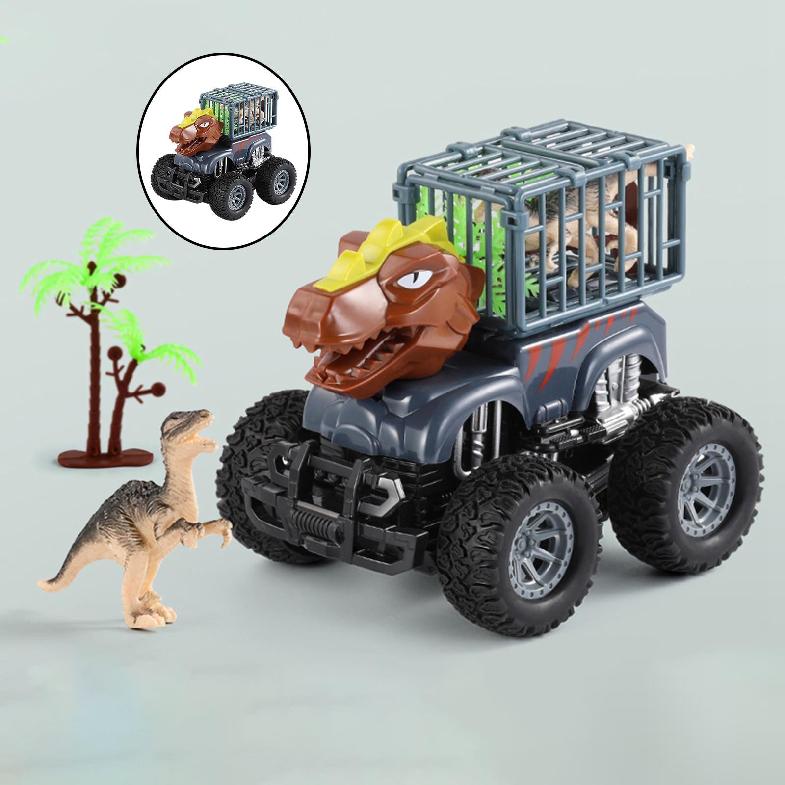 Kids Large Dinosaur Car Truck Engineering Transport s Carrier Vehicle Toys Dinosaur Children Christmas Gift - Tyrannosaurus Rex， 13x10.5x11.5cm