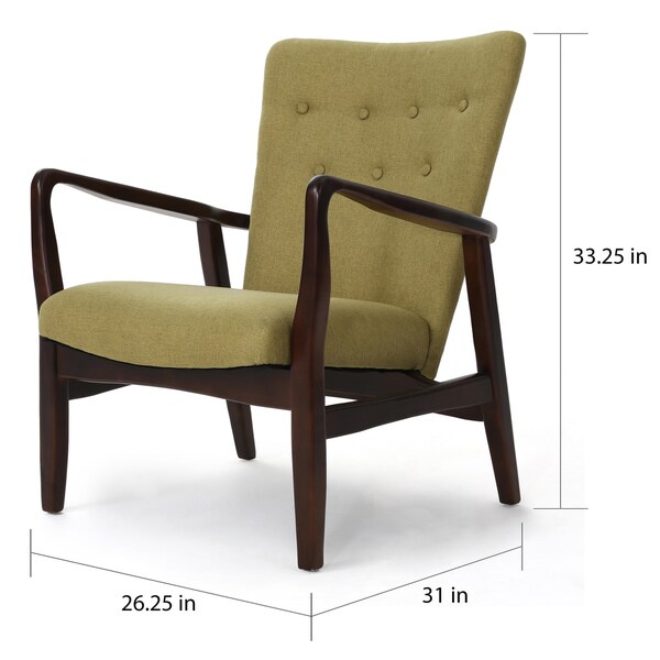 Becker Fabric Arm Chair by Christopher Knight Home