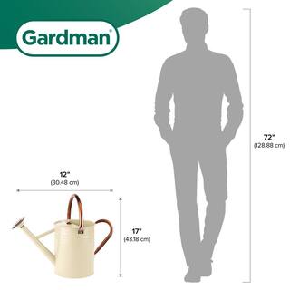 Gardman 1 Gal. Watering Can Vintage Cream R34898X