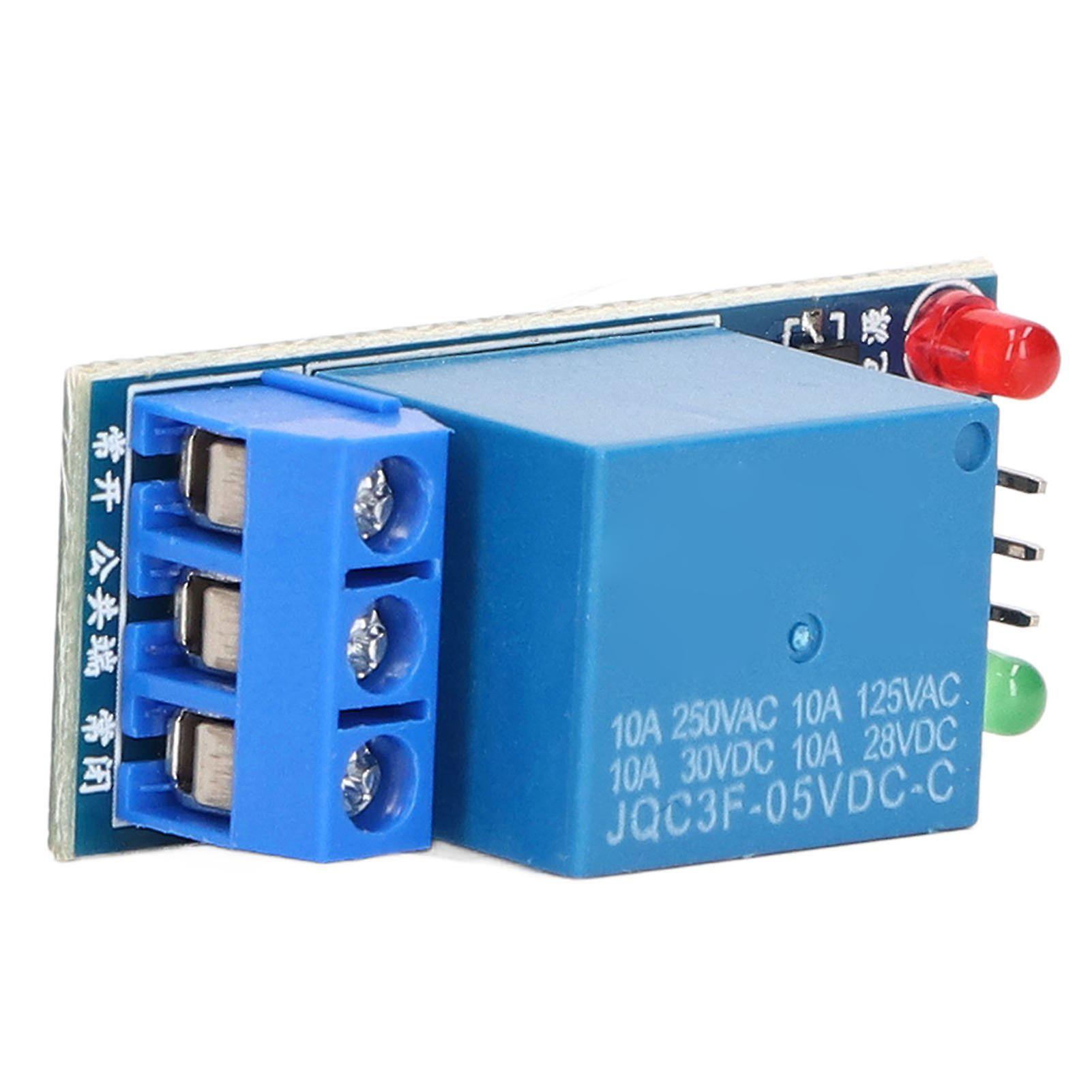 5Pcs 1 Channel Relay Module PCB Relays Board with Optocoupler Isolation High Low Level Trigger