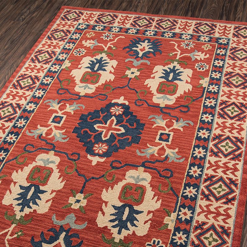 Momeni Tangier Coby Framed Floral Wool Rug