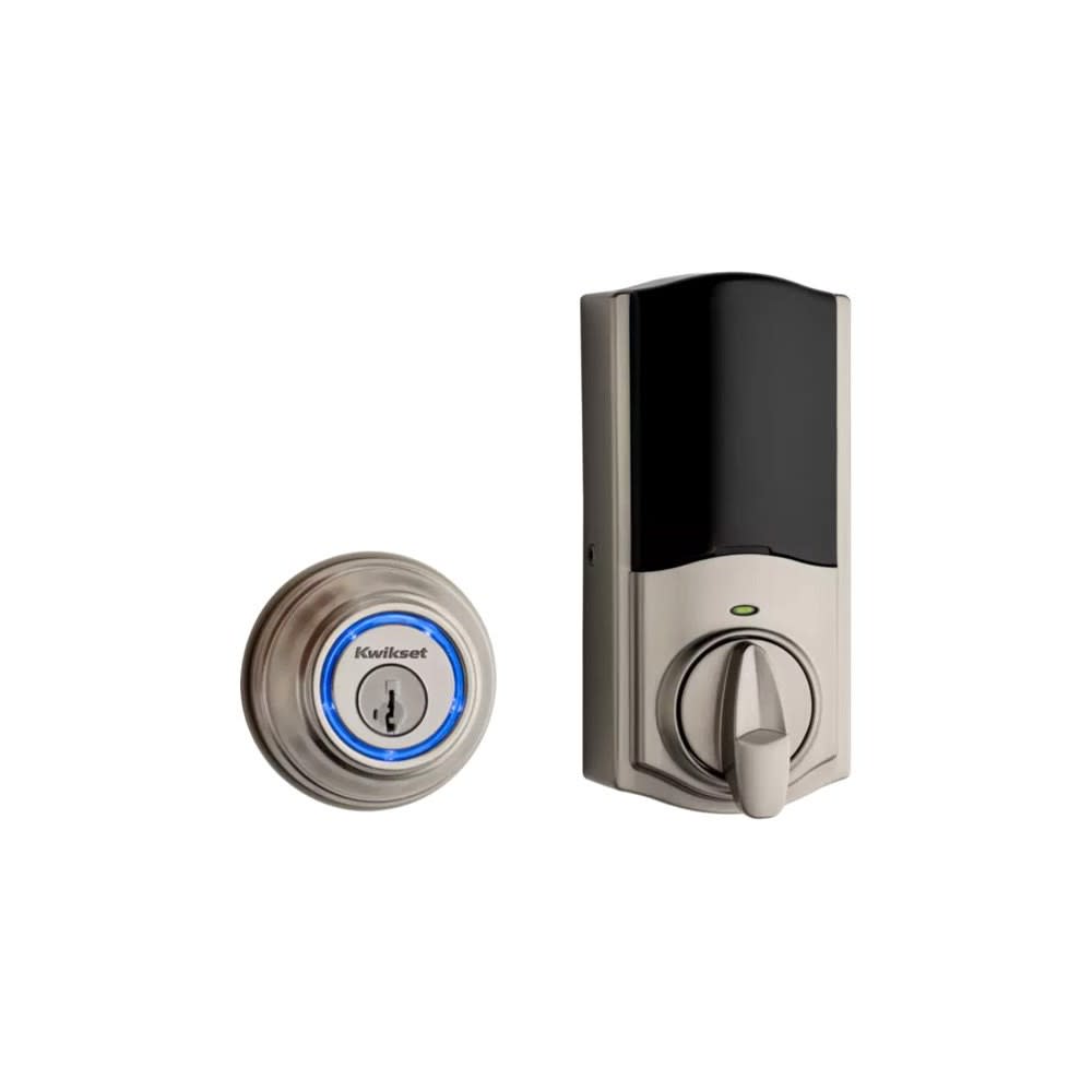 Satin Nickel 2nd Gen Bluetooth Smart Lock Electronic Deadbolt ;