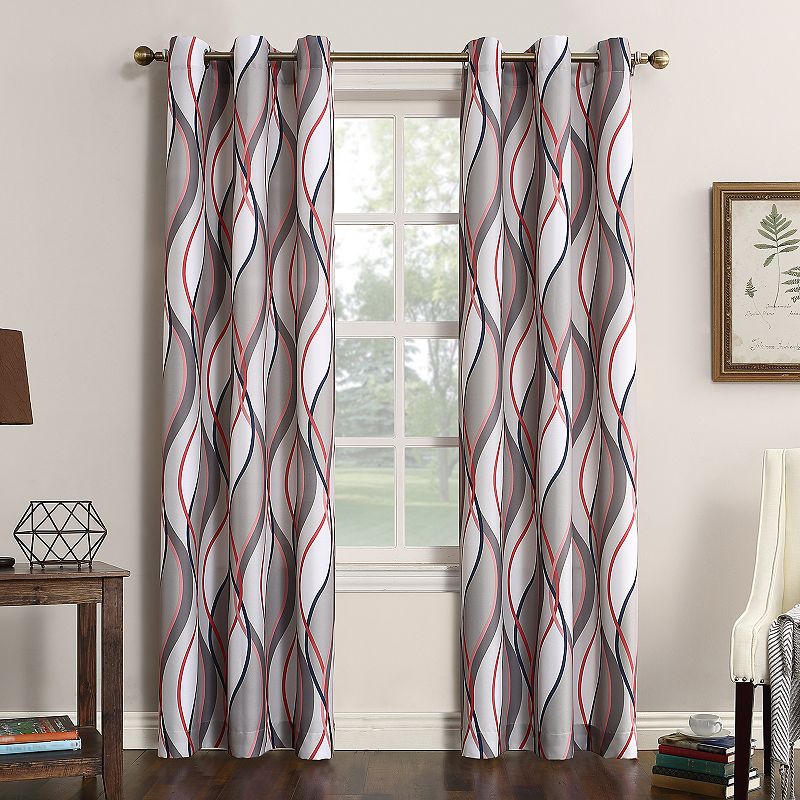 No. 918 1-Panel Intersect Window Curtain