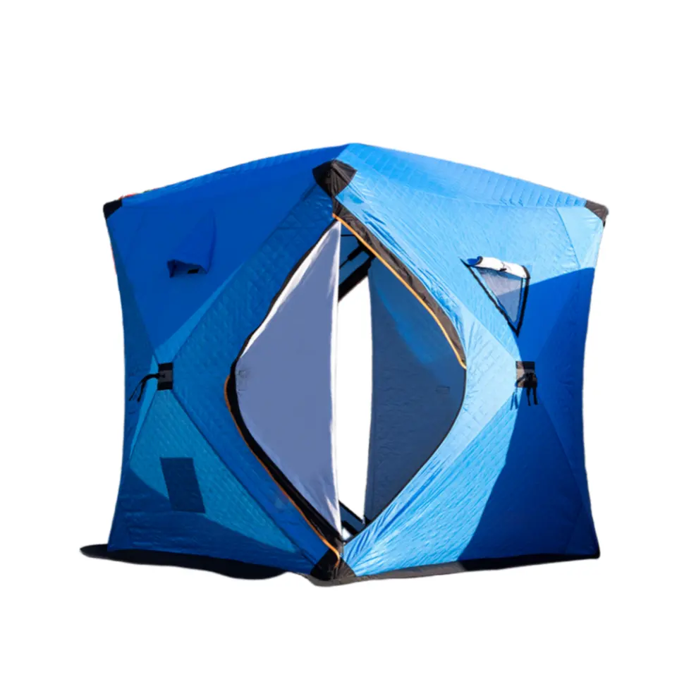 Outdoor sauna tent room portable Square hiking insulated camping ice cube winter fishing tent winter hot tent