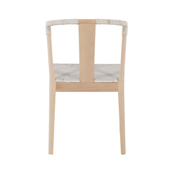 Fishel Solid Natural Wood Dining Chair