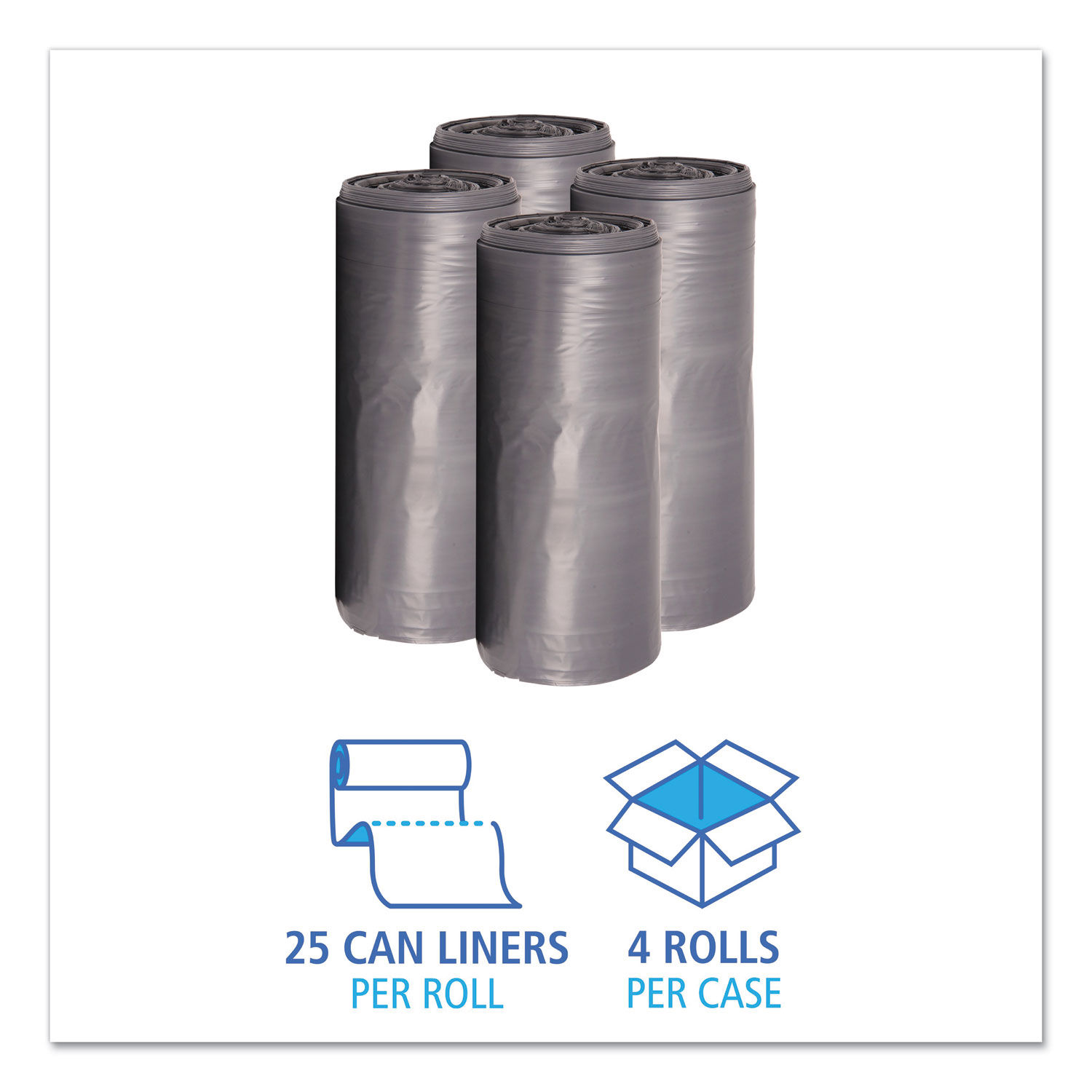 Low-Density Waste Can Liners by Boardwalkandreg; BWK3339SEH