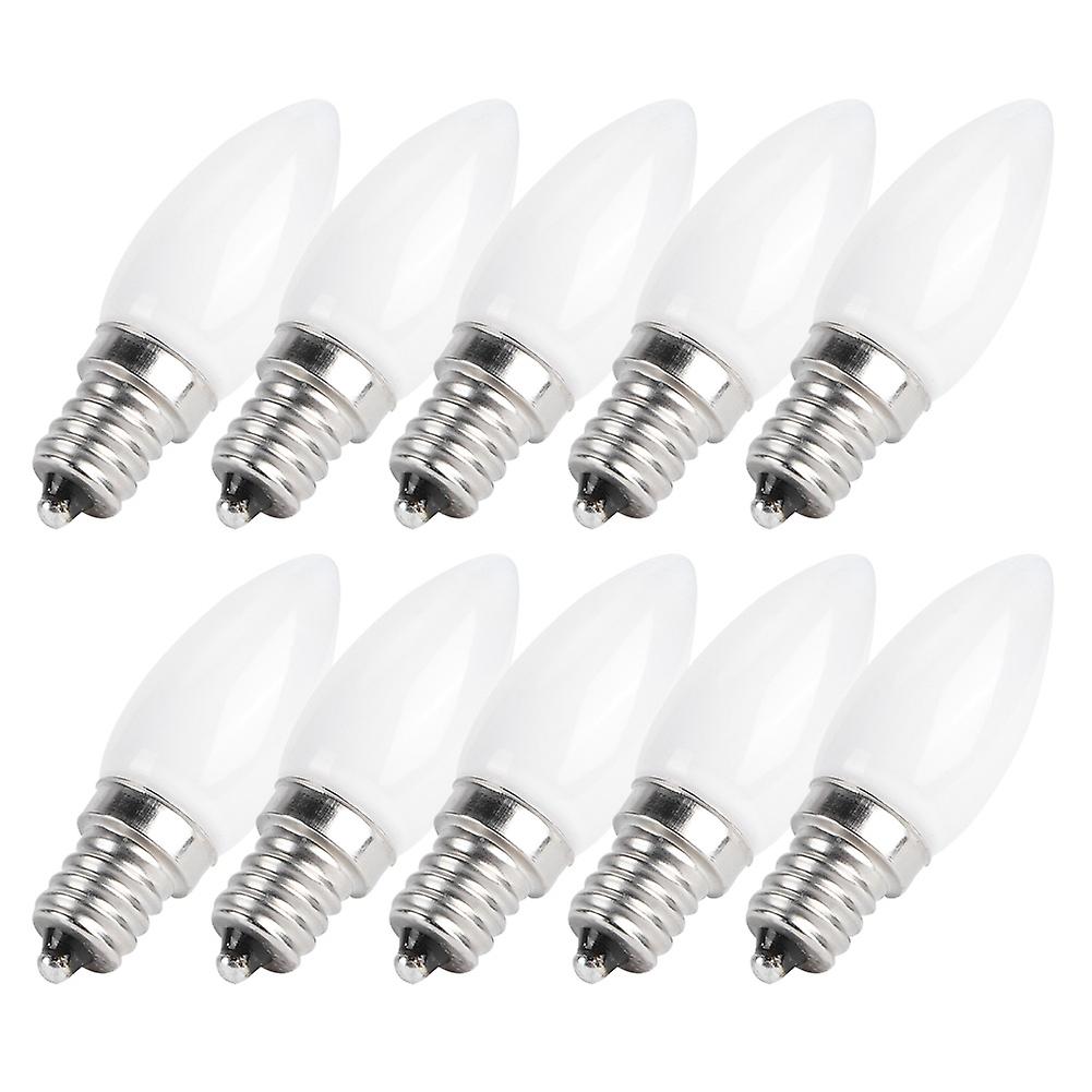 10Pcs Mini E12 LED Candelabra Light Bulbs 1.5W AC 230V for Home Car Cabinet Hotel Lighting