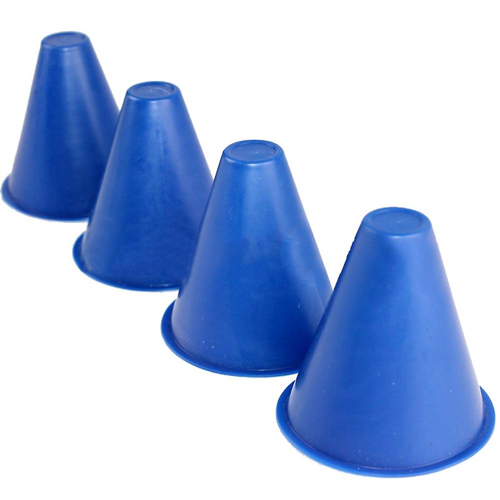 1pc Football Skate Mark Barrel Soccer Obstacle Road Cones For Sports Training Equipment (blue)