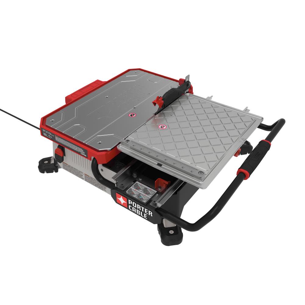 PORTER-CABLE 7 Table Top Wet Tile Saw ;