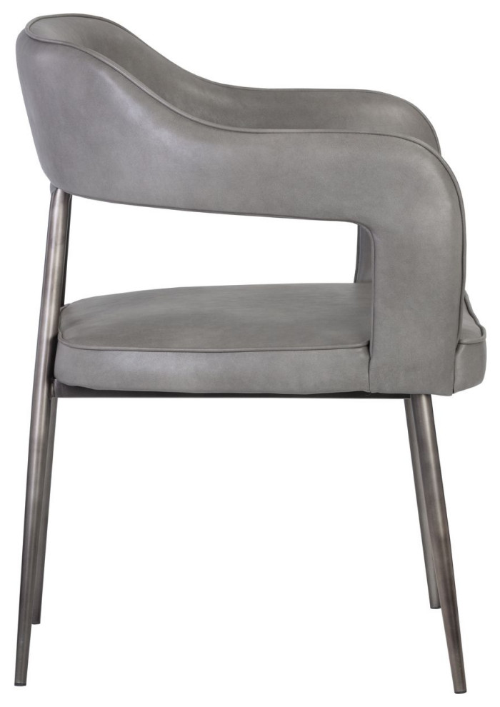 Sunpan Ikon Kenny Dining Armchair   Midcentury   Dining Chairs   by Unlimited Furniture Group  Houzz