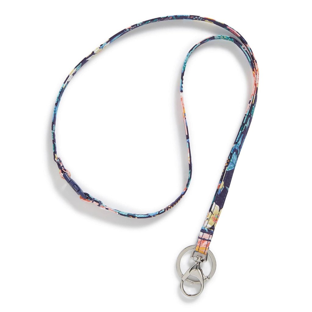 Vera Bradley  Breakaway Lanyard in Flamingo Garden