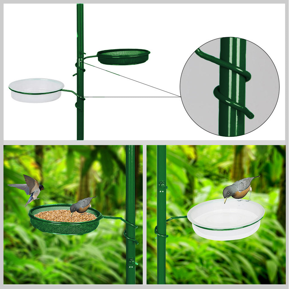 YANZ Bird Feeder Pole， Premium Bird Feeder Stand Outside，Bird Feeding Station Outdoors， 72.8