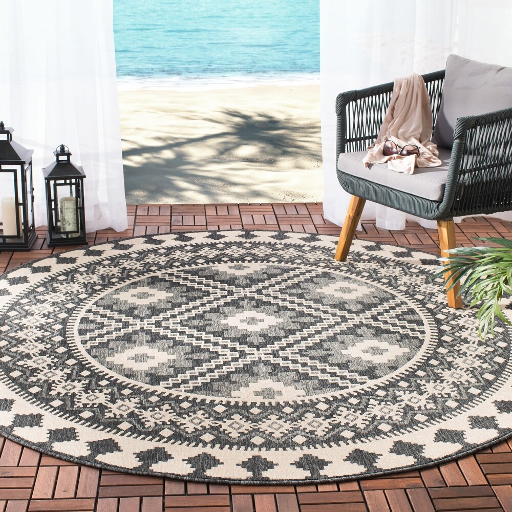 SAFAVIEH Veranda Eyvor Indoor/ Outdoor Waterproof Patio Backyard Rug