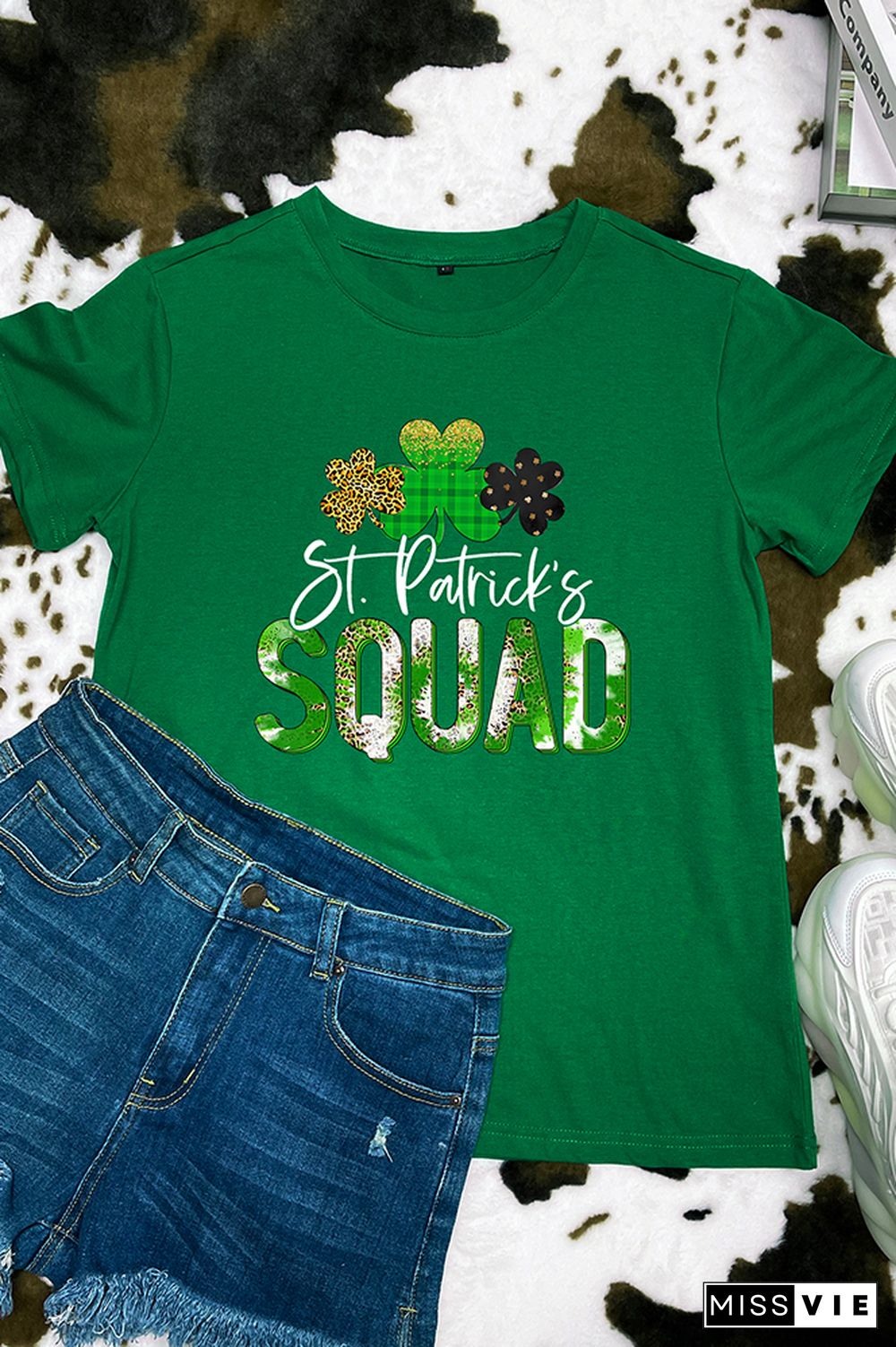 St. Patrick's Short Sleeve Graphic Tee Wholesale