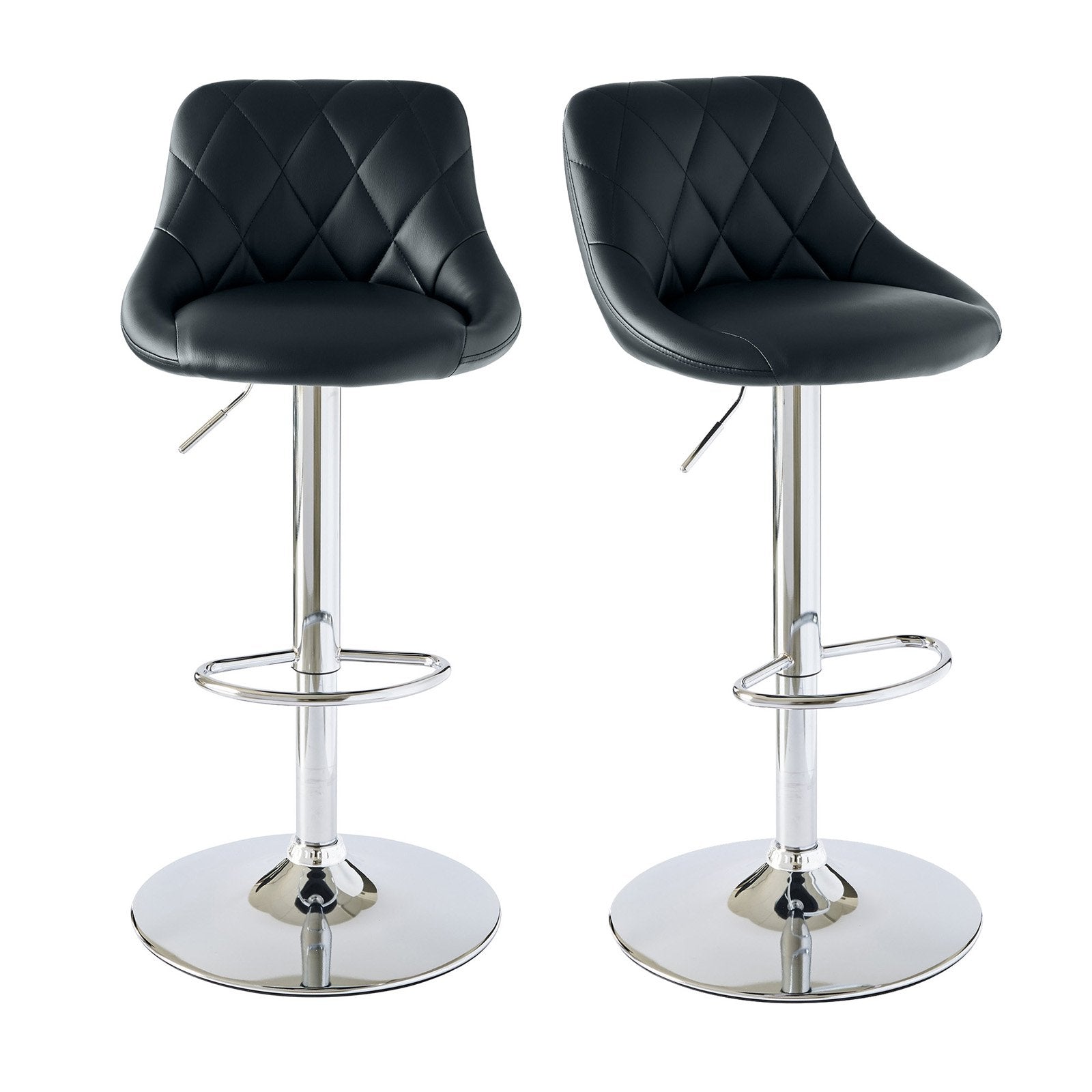 Picket House Furnishings Baltimore Adjustable Swivel Barstool - Set of 2