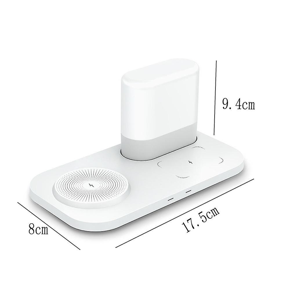 Wireless Charger With Night Light， 15w Fast Wireless Charging， Compatible With Iphone  Etc