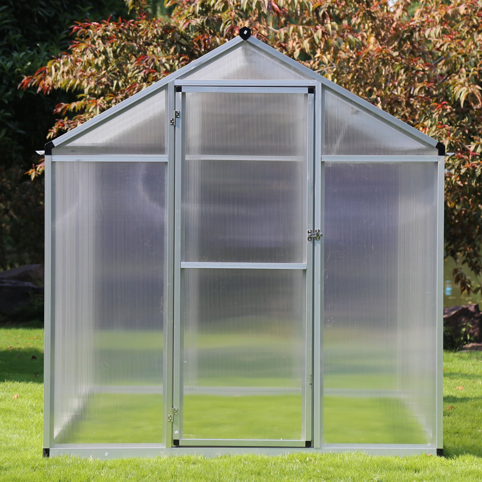 Outsunny 10' x 6' Portable Outdoor Walk-In Garden Greenhouse w/ Roof Vent