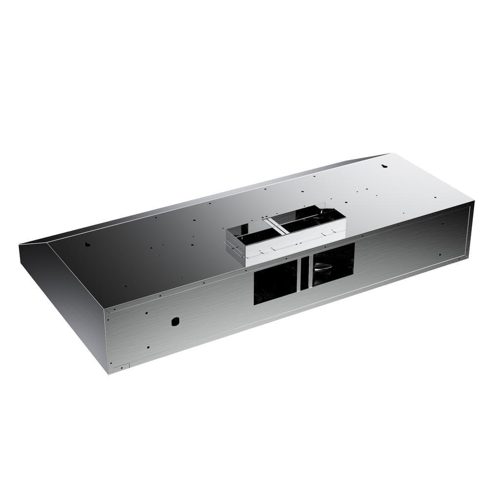 HisoHu 3575 in 900 CFM Ducted Under Cabinet Range Hood in Stainless Steel With LED Lights and Remote Control