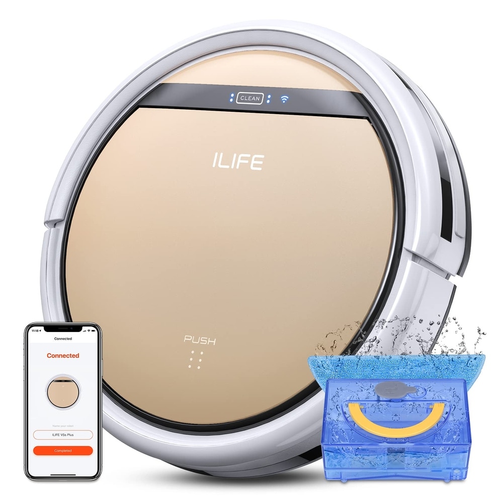 Robot Vacuum and Mop Combo with Wi Fi/App/Alexa  Automatic Self Charging Robotic Vacuum Cleaner  Slim and Quiet