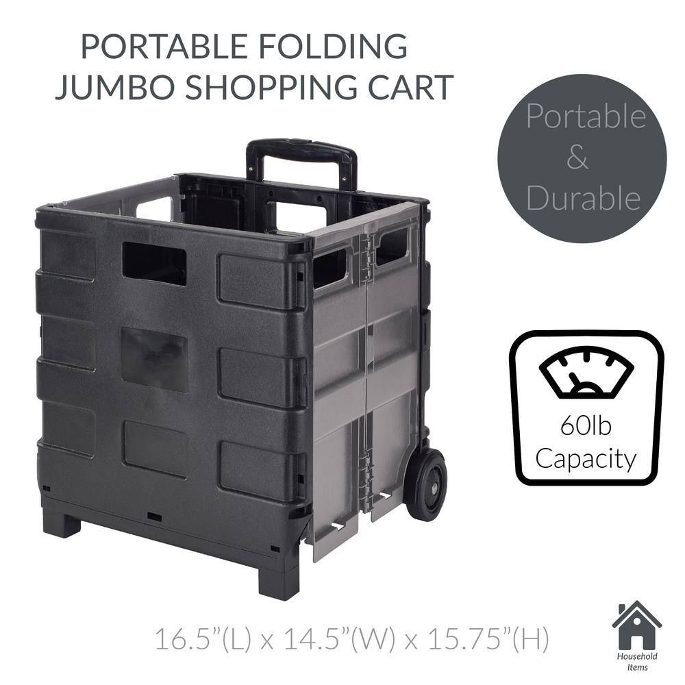 Simplify Tote and Go Collapsible Polypropylene Utility Cart 25502