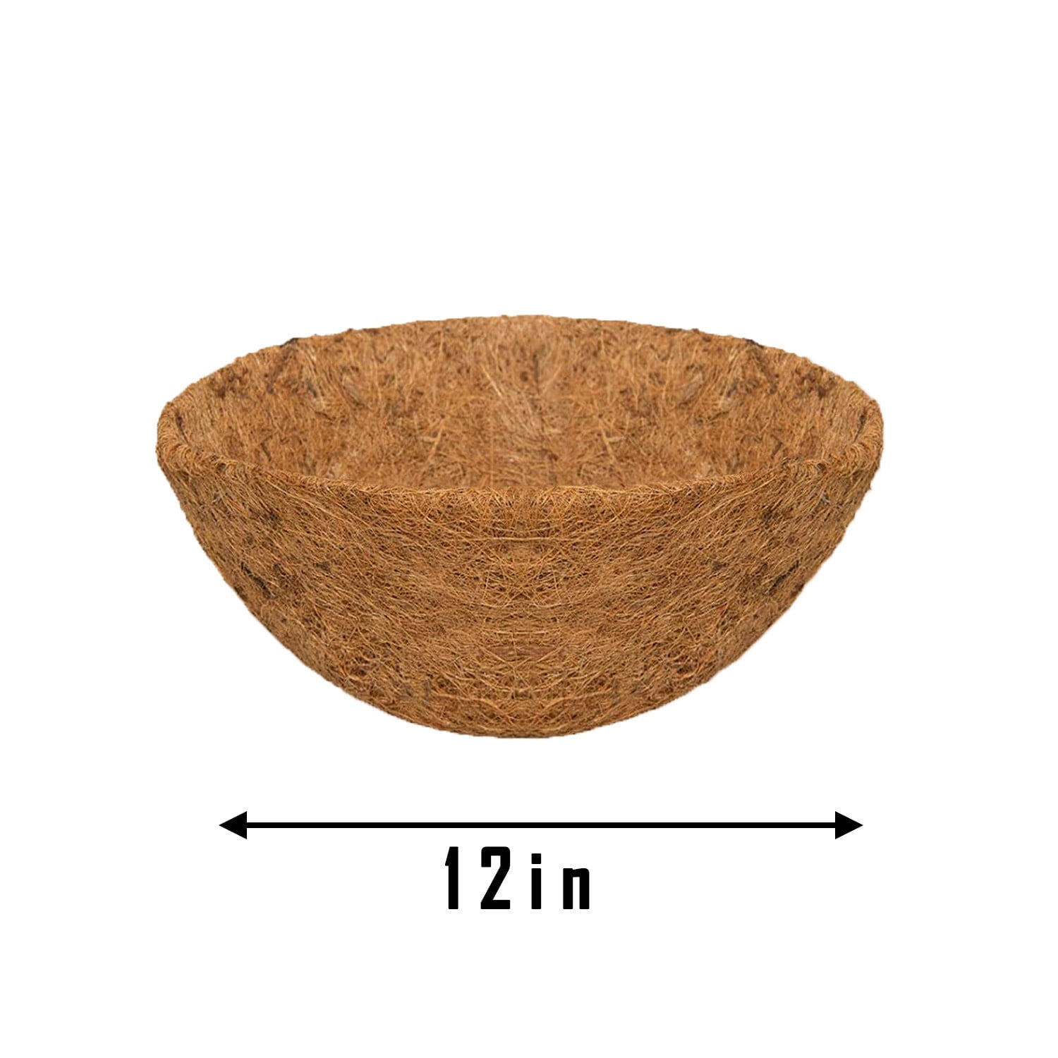 Baofu Hanging Basket Coconuts Fiber Planter Inserts Replacement Liner for Flower Pot for Home