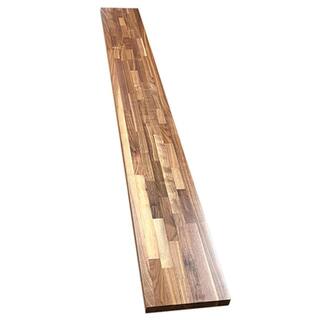 Swaner Hardwood 2 in. x 12 in. x 6 ft. Finished Walnut Butcher Block Board OL2X12X72WABB