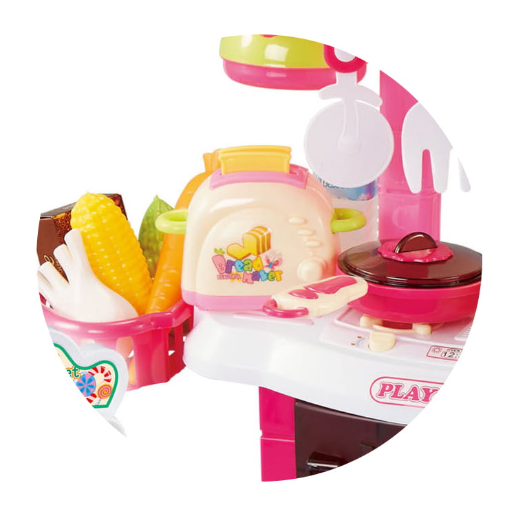 Mundo Toys 110 Piece Kitchen Set for Kids with Mini Supermarket for Girls