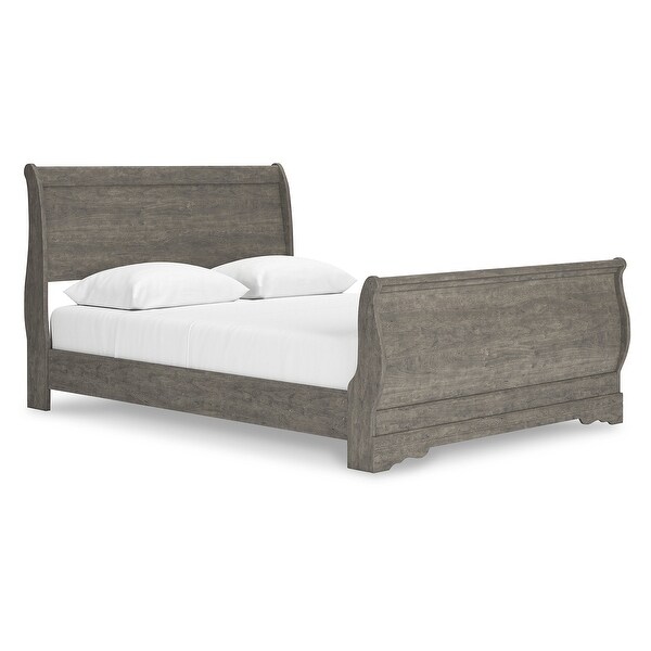 Signature Design by Ashley Bayzor Black/Gray Sleigh Headboard - - 36812233