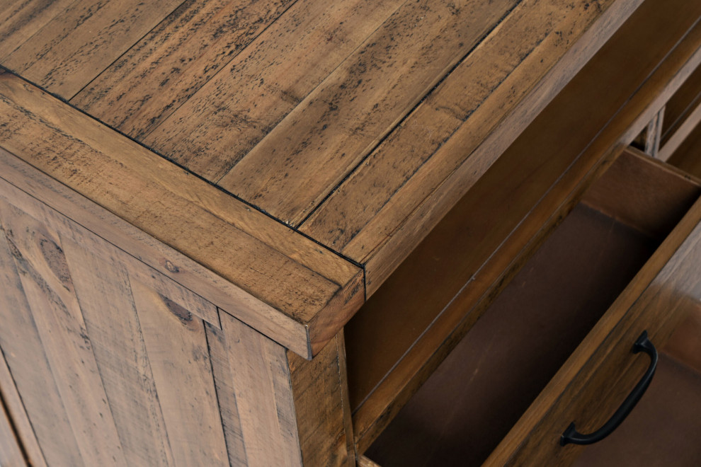 Telluride TV Console   Rustic   Entertainment Centers And Tv Stands   by HedgeApple  Houzz