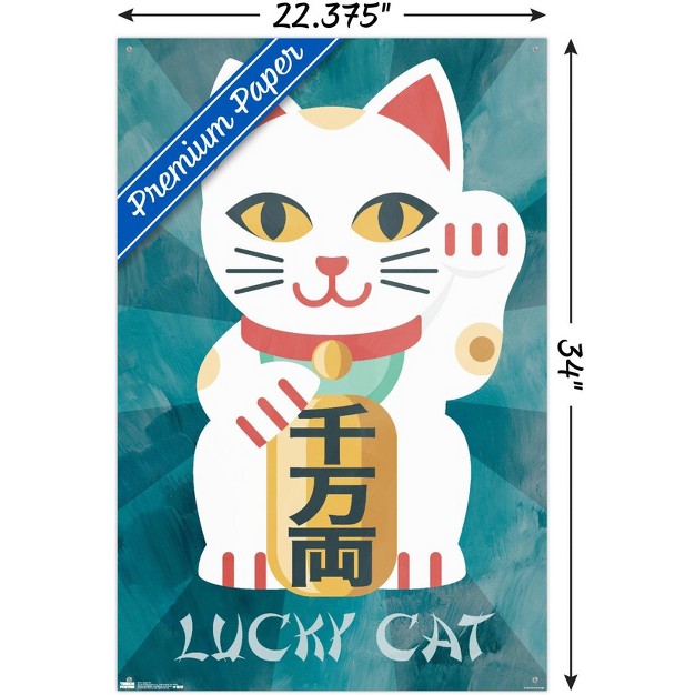 Trends International Lucky Cat Unframed Wall Poster Prints