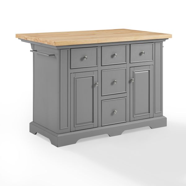 Julia Wood Top Kitchen Island