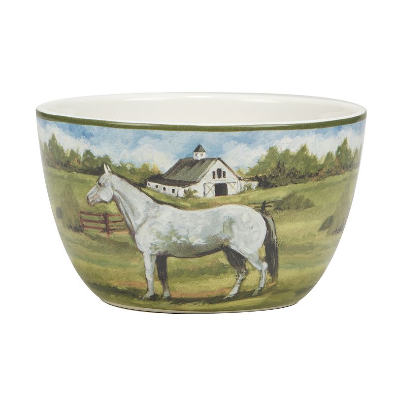 Certified International York Stables 4-pc. Ice Cream Bowl Set