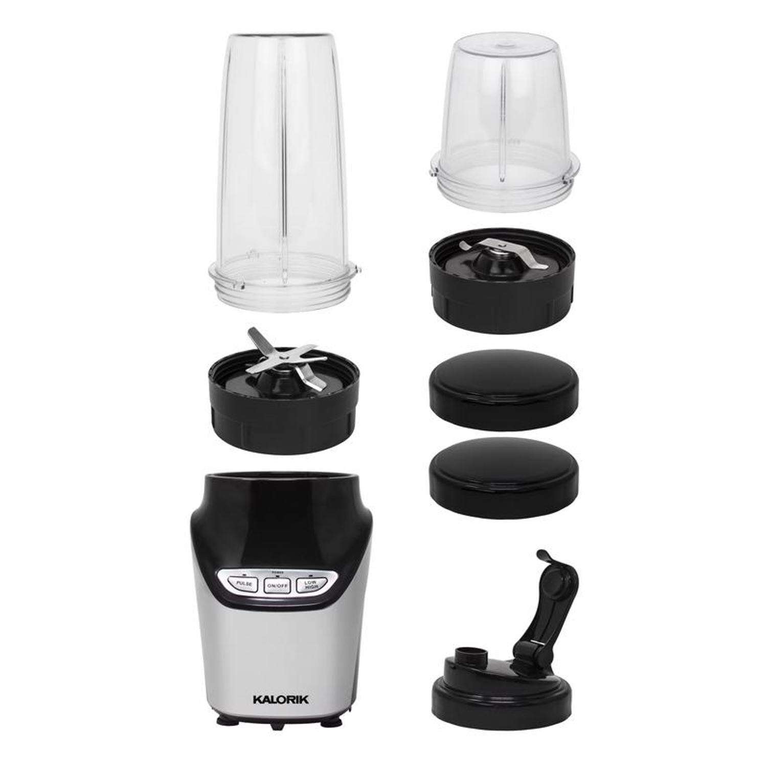 Kalorik Black/Silver Plastic Nutrition Blender Set 3 speed