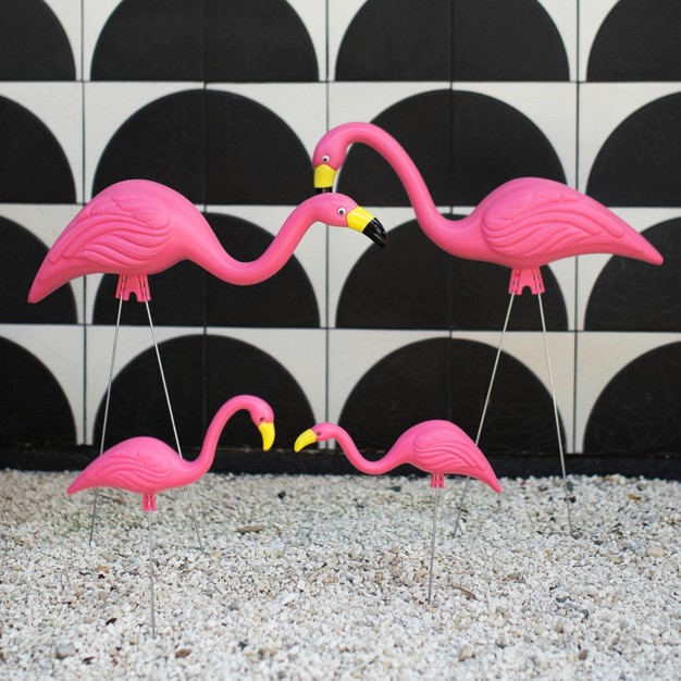 2pk Pink Flamingo Bloem