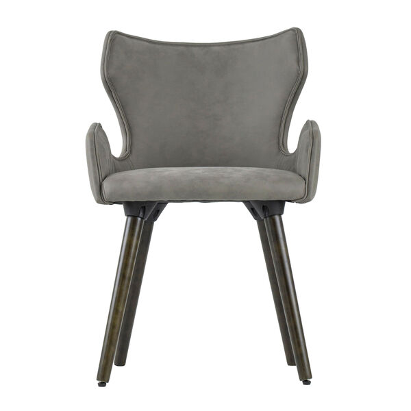 Gray Upholstered Dining Chair - Set of 2