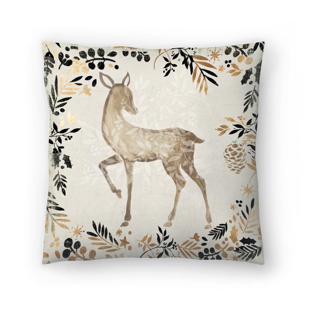 Prancer By Pi Holiday Collection Minimalist Throw Pillow