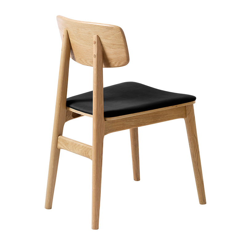 TACY Dining Chair - Natural & Black