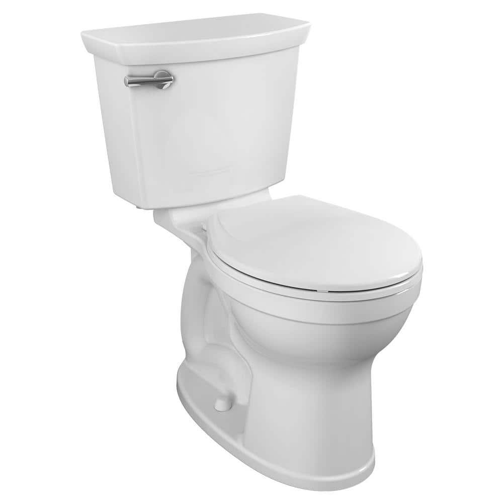 American Standard Champion Tall Height 2Piece HighEfficiency 128 GPF Single Flush Round Front Toilet in White Seat Included