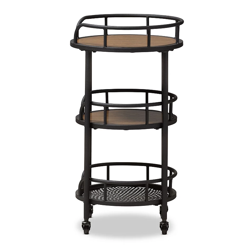 Baxton Studio Bristol Bar Cart