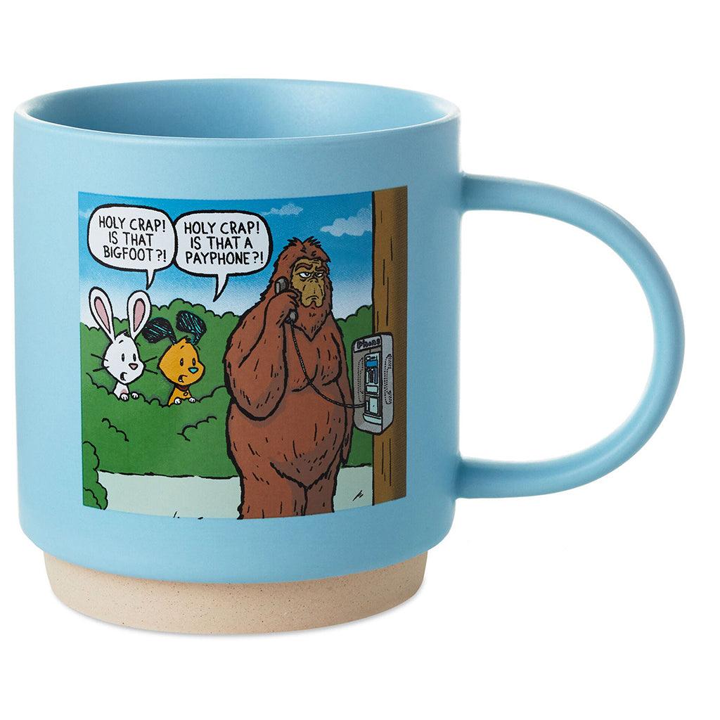 Hallmark  Chuck and Beans Big Foot Pay Phone Funny Mug, 16 oz.