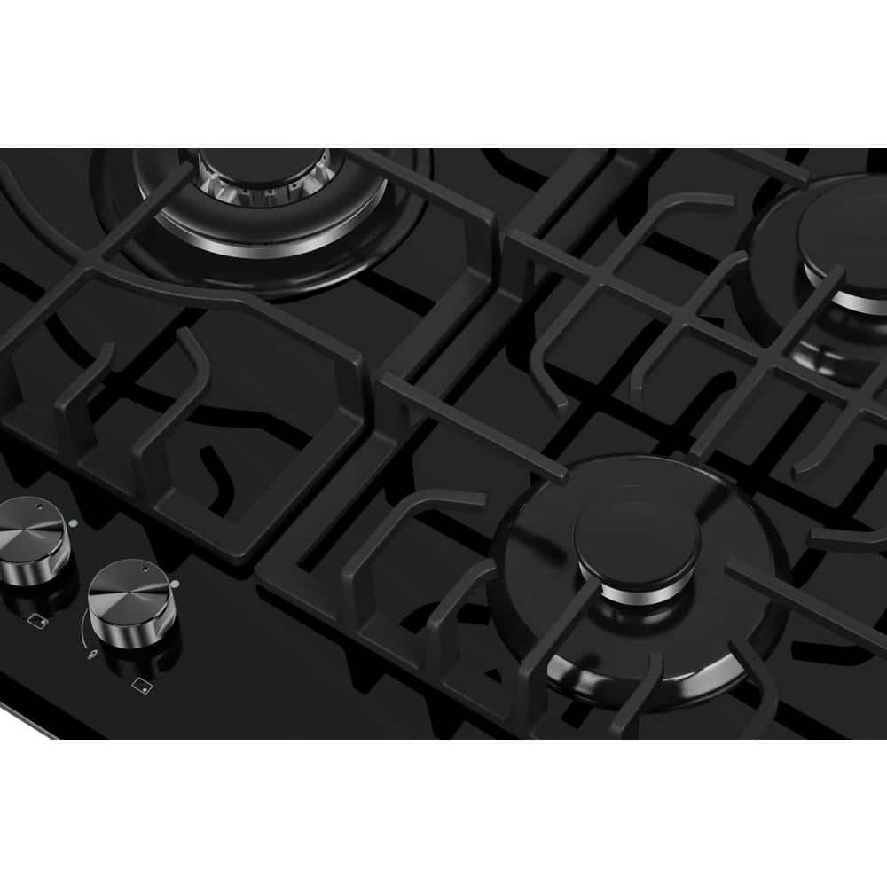 Empava 36 in BuiltIn Gas Cooktop in Black with 5 Sealed Burners