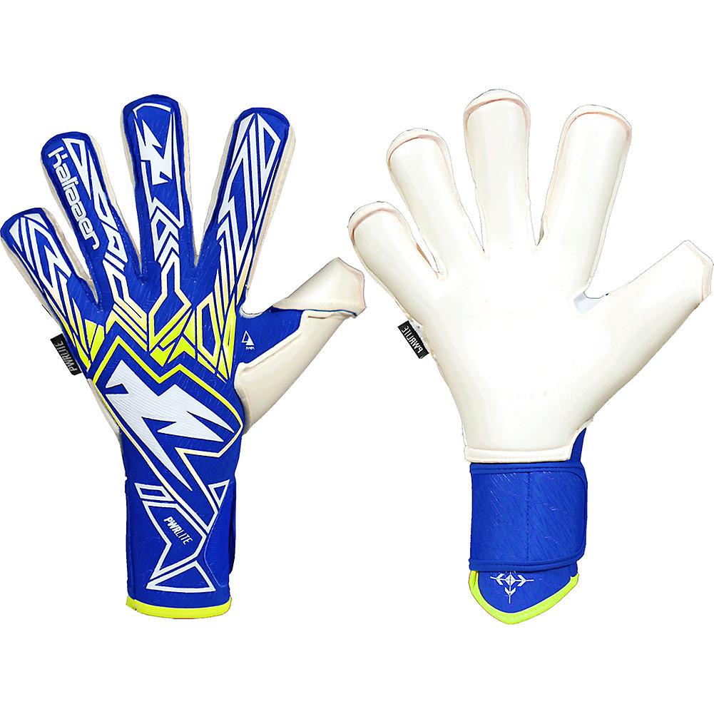 Kaliaaer PWRLITE FaderBlaze Azure Sekure Goalkeeper Gloves Size