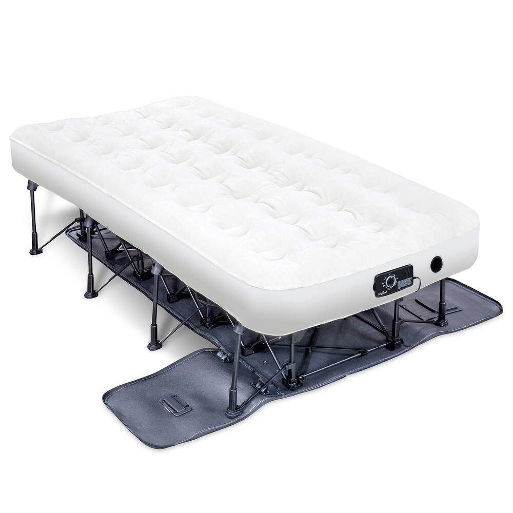 Ivation Air Mattress with Built In Pump  EZ Bed with Legs