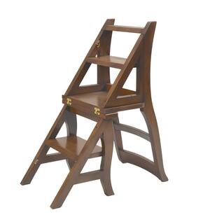 Carolina Cottage Chestnut Wood Folding Library Chair 1617-NC